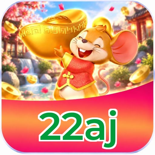 Interface da plataforma 22aj mostrando slots populares e bônus de boas-vindas